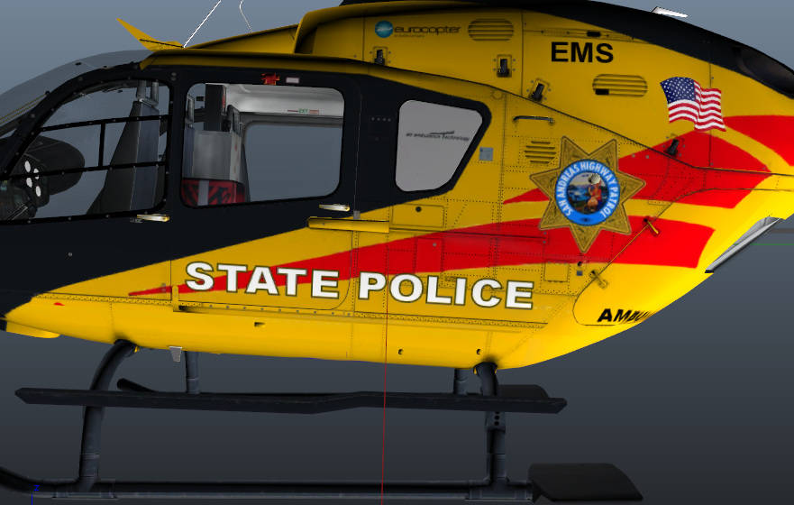 Usa Ems State Police Lspdfr Helicopter Eurocopter Ec 135 The Samantha Johnson Tech Blog
